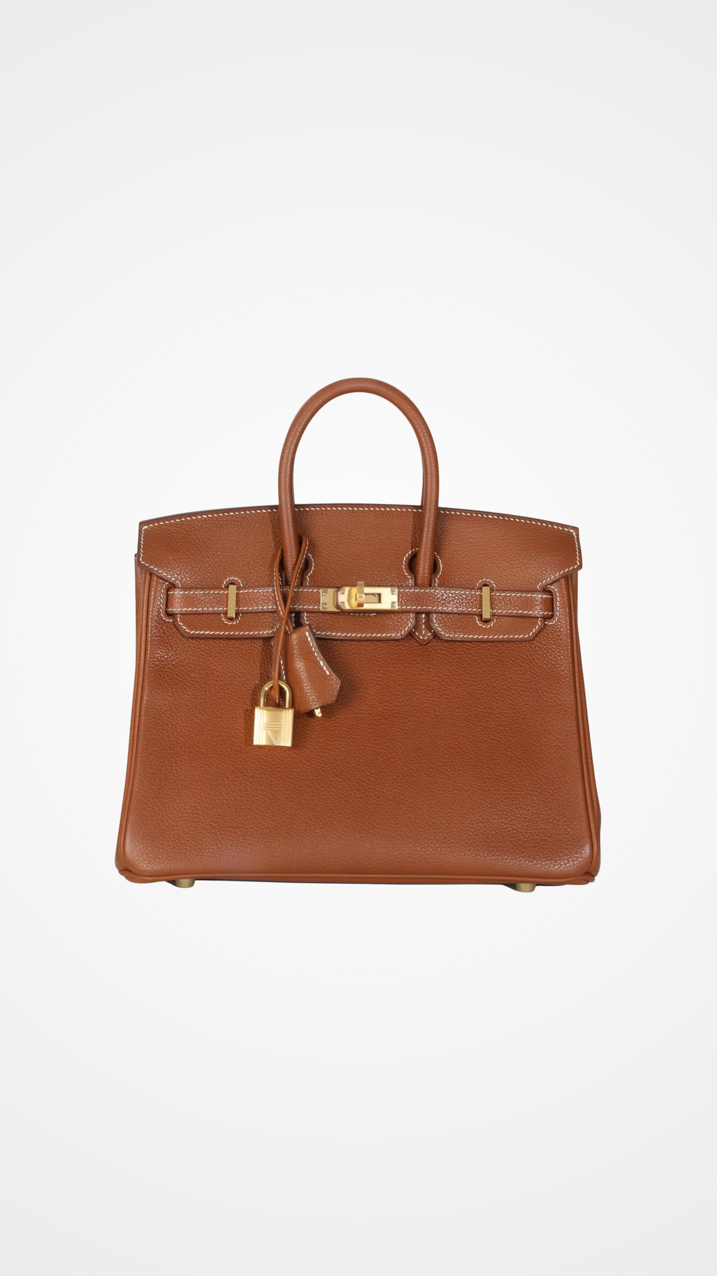 Fauve Barenia Birkin 25 GHW
