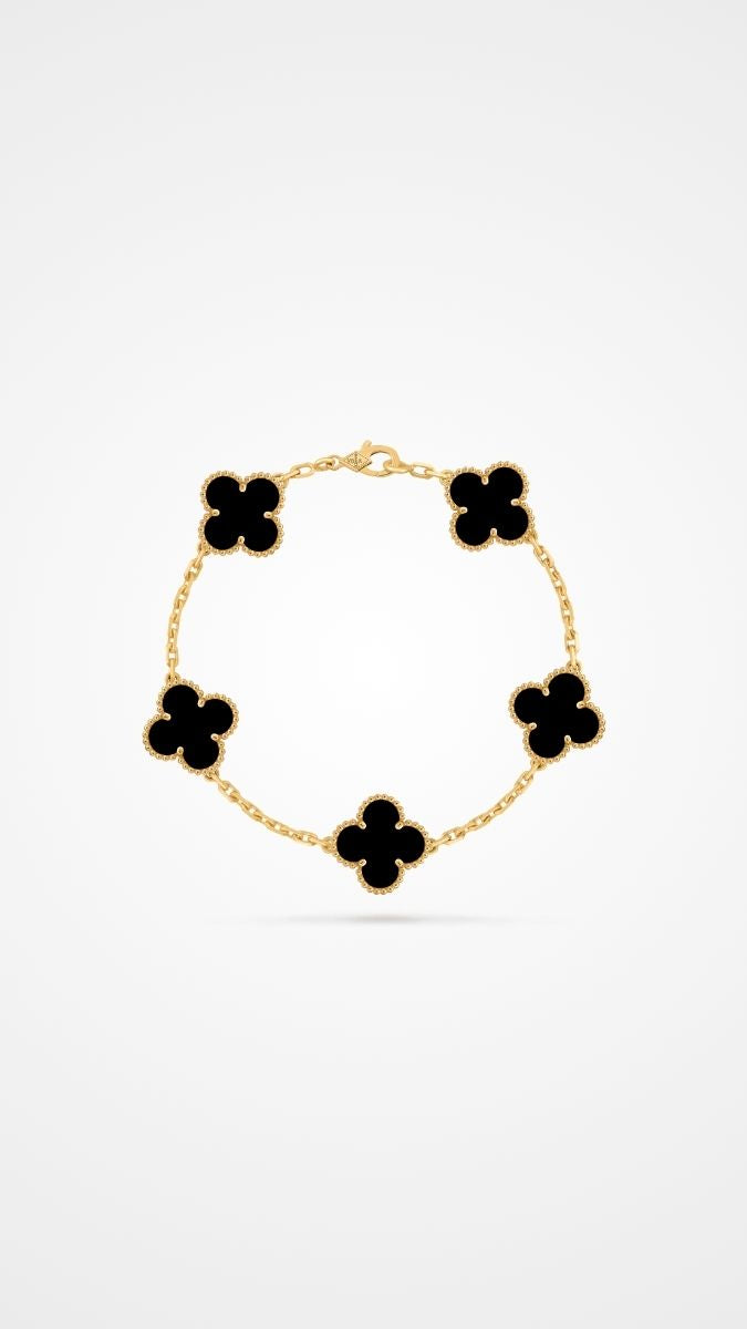 Vintage Alhambra bracelet, 5 motifs