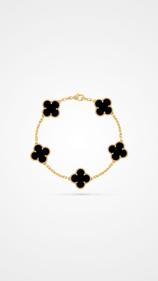 Vintage Alhambra bracelet, 5 motifs