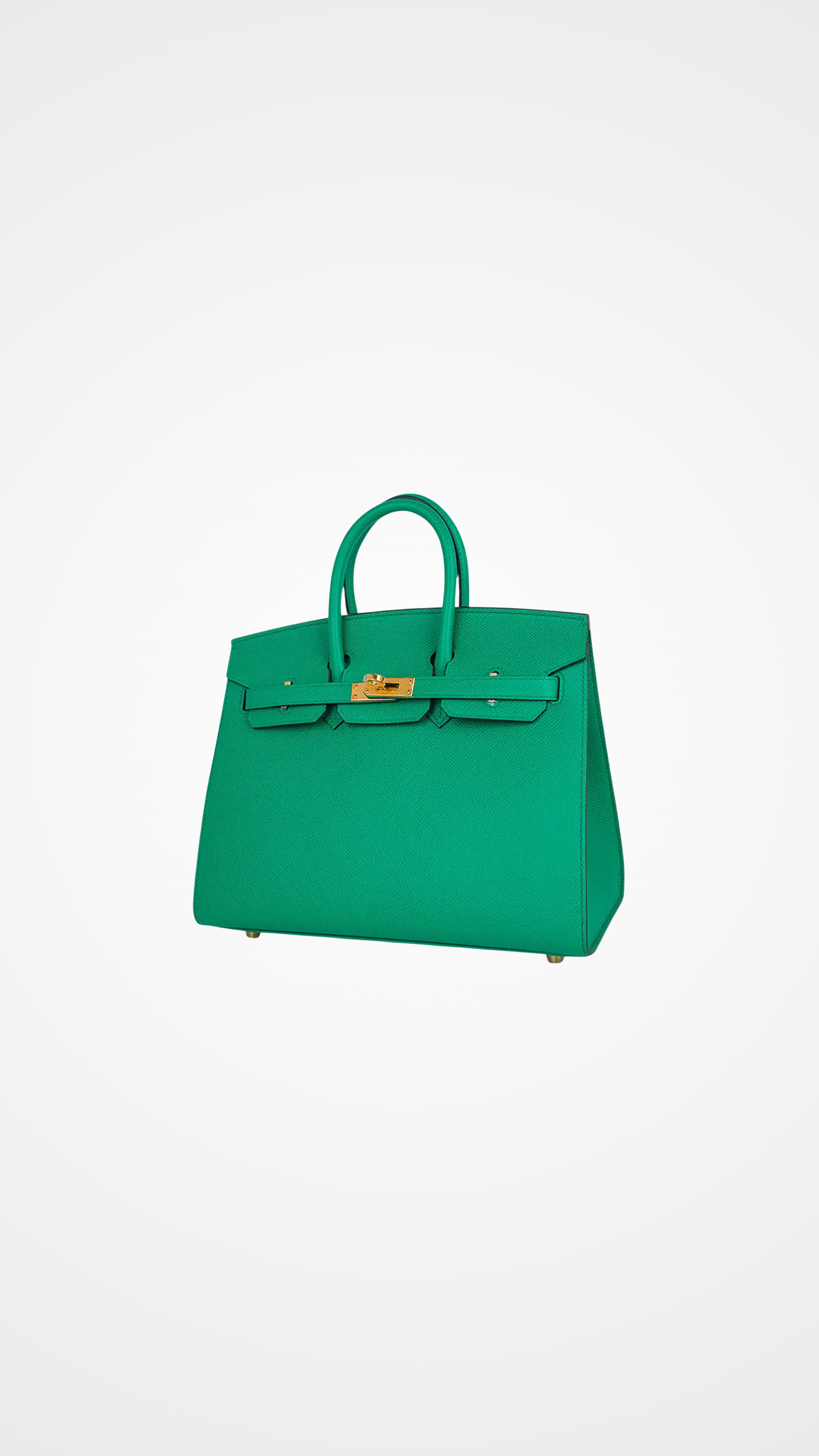 Sellier 25 Bag Vert Jade Gold Hardware Epsom Leather