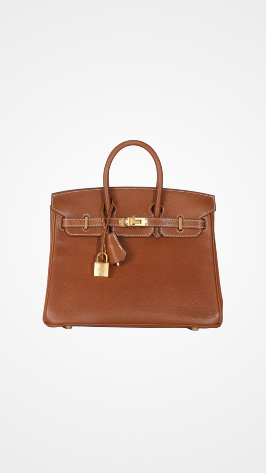 Fauve Barenia Birkin 25 GHW